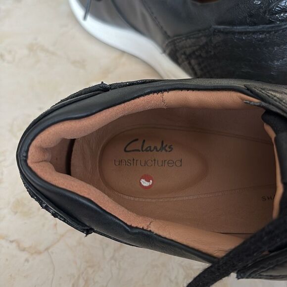 Clarks Un Rio Sprint Leather Walking Shoes - Picture 14 of 15